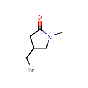 4-(bromomethyl)-1-methylpyrrolidin-2-one