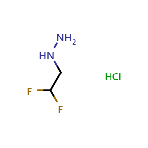 (2,2-difluoroethyl)hydrazine hydrochloride