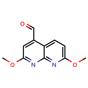 2,7-dimethoxy-1,8-naphthyridine-4-carbaldehyde
