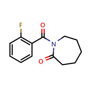 1-(2-fluorobenzoyl)azepan-2-one