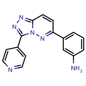 [3-(3-pyridin-4-yl[1,2,4]triazolo[4,3-b]pyridazin-6-yl)phenyl]amine