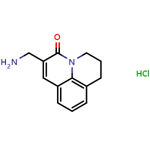 6-(aminomethyl)-2,3-dihydro-1H,5H-pyrido[3,2,1-ij]quinolin-5-one hydrochloride