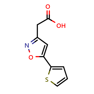 [5-(2-thienyl)isoxazol-3-yl]acetic acid