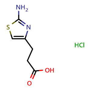 3-(2-amino-1,3-thiazol-4-yl)propanoic acid hydrochloride
