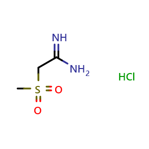 2-methanesulfonylethanimidamide hydrochloride