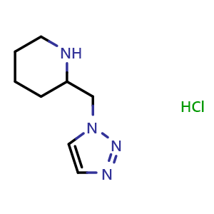 2-(1H-1,2,3-triazol-1-ylmethyl)piperidine hydrochloride