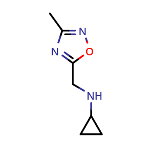N-[(3-methyl-1,2,4-oxadiazol-5-yl)methyl]cyclopropanamine