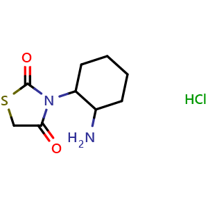 3-(2-aminocyclohexyl)-1,3-thiazolidine-2,4-dione hydrochloride