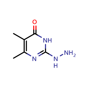 2-hydrazino-5,6-dimethylpyrimidin-4(3{H})-one