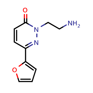 2-(2-aminoethyl)-6-(2-furyl)pyridazin-3(2{H})-one