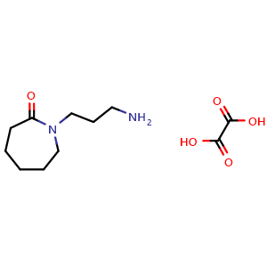 1-(3-aminopropyl)azepan-2-one oxalate
