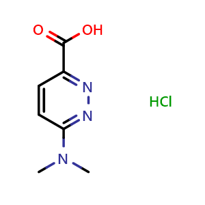 6-(dimethylamino)pyridazine-3-carboxylic acid hydrochloride