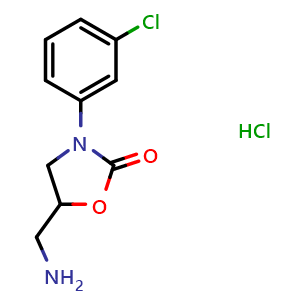 5-(Aminomethyl)-3-(3-chlorophenyl)-1,3-oxazolidin-2-one hydrochloride