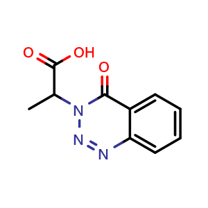 2-(4-oxo-1,2,3-benzotriazin-3(4H)-yl)propanoic acid