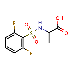 ((2,6-difluorophenyl)sulfonyl)alanine