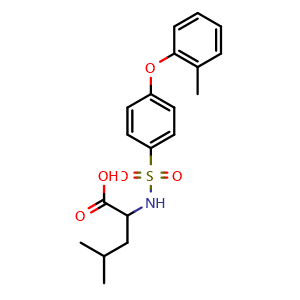 ((4-(o-tolyloxy)phenyl)sulfonyl)leucine