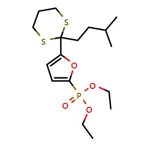 diethyl {5-[2-(3-methylbutyl)-1,3-dithian-2-yl]-2-furyl}phosphonate
