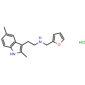 2-(2,5-dimethyl-1H-indol-3-yl)-N-(furan-2-ylmethyl)ethan-1-amine hydrochloride