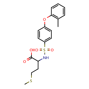 ((4-(o-tolyloxy)phenyl)sulfonyl)methionine
