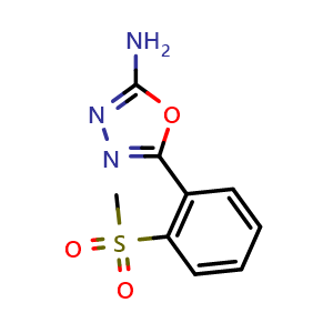 5-[2-(methylsulfonyl)phenyl]-1,3,4-oxadiazol-2-amine