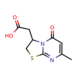 (7-Methyl-5-oxo-2,3-dihydro-5H-[1,3]thiazolo[3,2-a]pyrimidin-3-yl)acetic acid