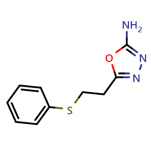 5-[2-(phenylthio)ethyl]-1,3,4-oxadiazol-2-amine