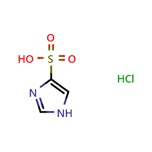 Chemical structure of 1H-imidazole-4-sulfonic acid hydrochloride , CAS 1448045-95-1, AChemBlock L21156