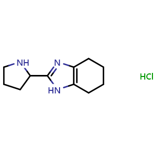 2-(pyrrolidin-2-yl)-4,5,6,7-tetrahydro-1H-benzo[d]imidazole hydrochloride