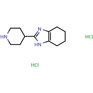2-(piperidin-4-yl)-4,5,6,7-tetrahydro-1H-benzo[d]imidazole dihydrochloride
