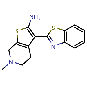 3-(1,3-benzothiazol-2-yl)-6-methyl-4,5,6,7-tetrahydrothieno[2,3-c]pyridin-2-amine