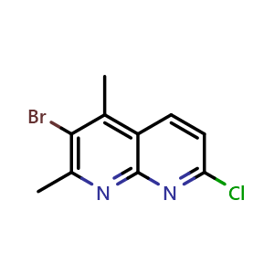 3-Bromo-7-chloro-2,4-dimethyl-1,8-naphthyridine