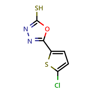 5-(5-chloro-2-thienyl)-1,3,4-oxadiazole-2-thiol