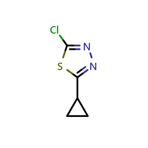 2-chloro-5-cyclopropyl-1,3,4-thiadiazole