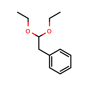 Chemical structure of (2,2-diethoxyethyl)benzene , CAS 6314-97-2, AChemBlock L21218