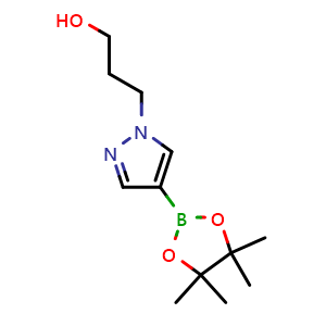 3-[4-(Tetramethyl-1,3,2-dioxaborolan-2-yl)-1H-pyrazol-1-yl]propan-1-ol