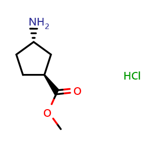 Methyl (1S,3S)-3-aminocyclopentane-1-carboxylate hydrochloride