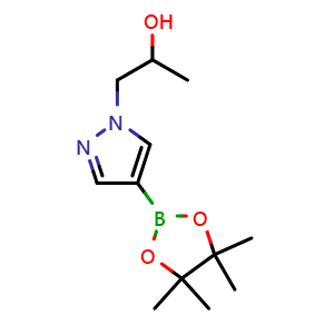 1-[4-(Tetramethyl-1,3,2-dioxaborolan-2-yl)-1H-pyrazol-1-yl]propan-2-ol
