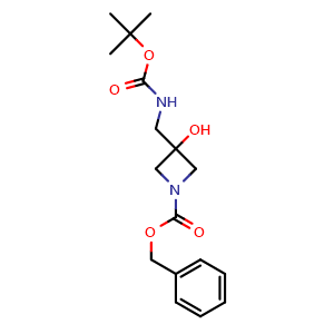 Benzyl 3-({[(tert-butoxy)carbonyl]amino}methyl)-3-hydroxyazetidine-1-carboxylate
