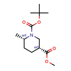 1-tert-Butyl 3-methyl (3R,6S)-rel-6-methylpiperidine-1,3-dicarboxylate