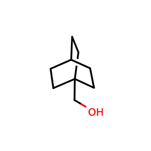Chemical structure of {Bicyclo[2.2.2]octan-1-yl}methanol , CAS 2574-42-7, AChemBlock L21350