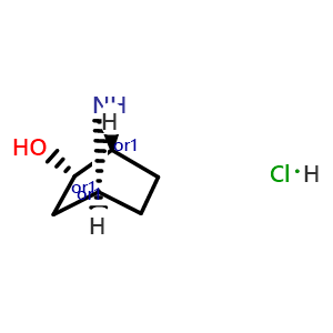Chemical structure of exo-8-azabicyclo[3 2 1]octan-2-ol hydrochloride , CAS 1810070-05-3, AChemBlock L21373