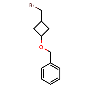 {[3-(Bromomethyl)cyclobutoxy]methyl}benzene