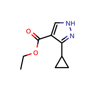 Ethyl 3-cyclopropyl-1H-pyrazole-4-carboxylate