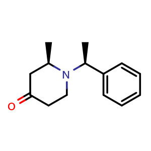 (2R)-2-Methyl-1-[(1S)-1-phenylethyl]piperidin-4-one