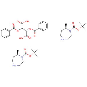(2S,3S)-2,3-bis(benzoyloxy)-4-(((7R)-2-(tert-butyl)-7-methyl-1,4-diazepane-1-carbonyl)oxy)-4-oxobutanoic acid