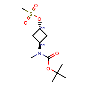 tert-Butyl N-methyl-N-[(1r,3r)-3-(methanesulfonyloxy)cyclobutyl]carbamate