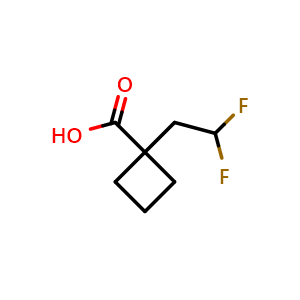 1-(2,2-Difluoroethyl)cyclobutane-1-carboxylic acid