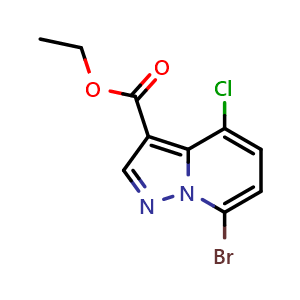 Ethyl 7-bromo-4-chloropyrazolo[1,5-a]pyridine-3-carboxylate