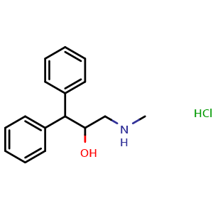 Chemical structure of a-[(Methylamino)methyl]-beta-phenyl-benzeneethanol hydrochloride , CAS 53779-93-4, AChemBlock L21727
