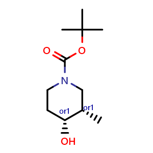 Rel-tert-butyl (3S,4R)-4-hydroxy-3-methylpiperidine-1-carboxylate